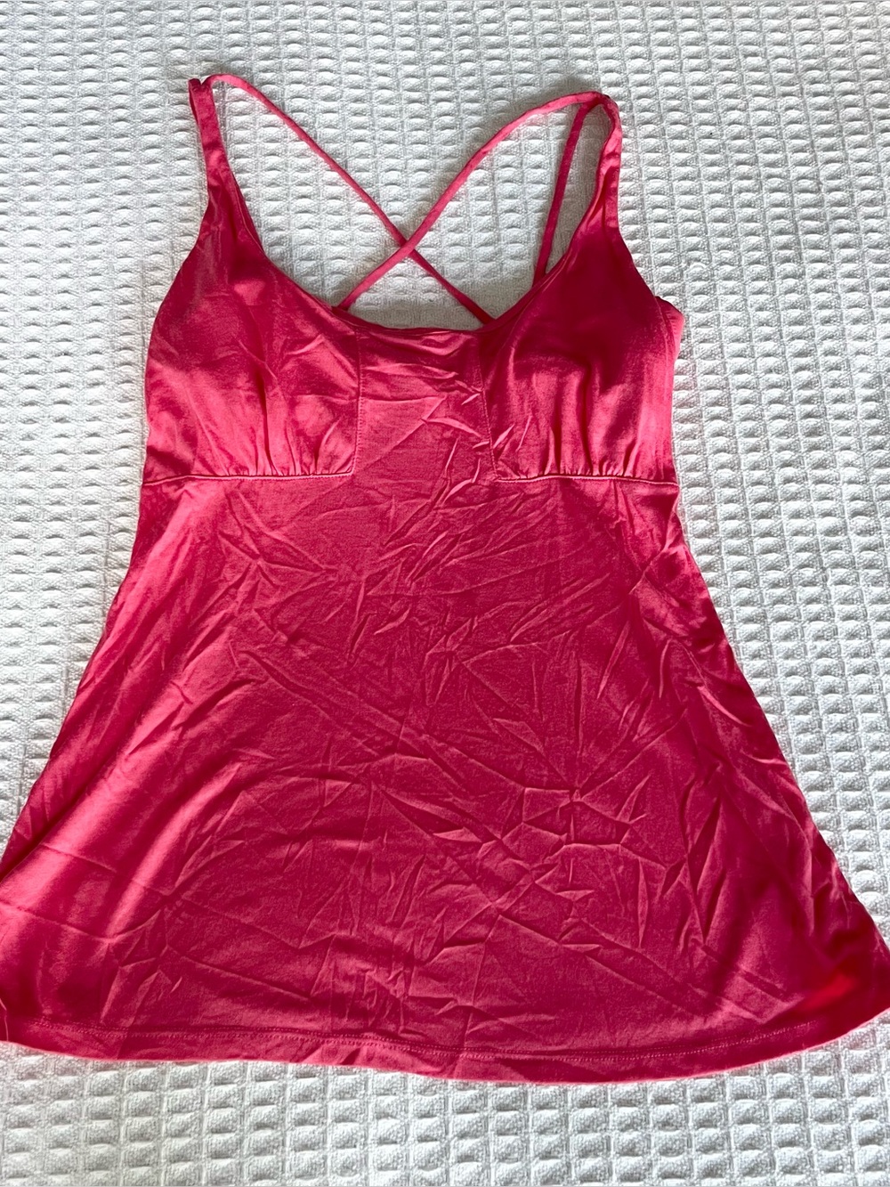 Victoria's Secret Coral Crossback bra top Cami size small